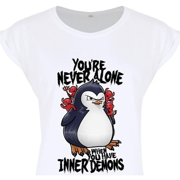 Psycho Penguin You're Never Alone When You Have Inner Demons Bianco