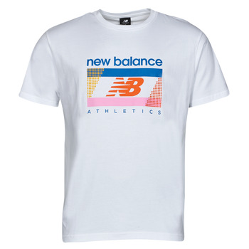 Abbigliamento Uomo T-shirt maniche corte New Balance ATEEH AMP TEEEE Bianco