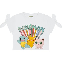 Abbigliamento Bambina T-shirts a maniche lunghe Pokemon NS6383 Bianco