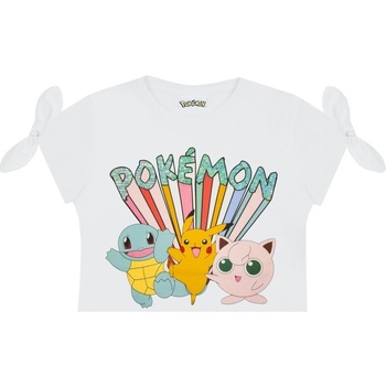 Abbigliamento Bambina T-shirts a maniche lunghe Pokemon  Bianco