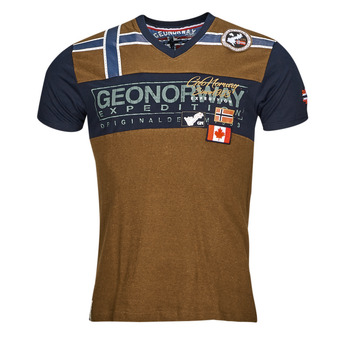 Abbigliamento Uomo T-shirt maniche corte Geographical Norway JARADOCK Taupe