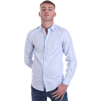 Abbigliamento Uomo Camicie maniche lunghe Antony Morato MMSL00628 FA400079 Blu