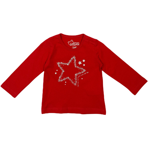 Abbigliamento Bambina T-shirts a maniche lunghe Losan 828-1200AD Rosso