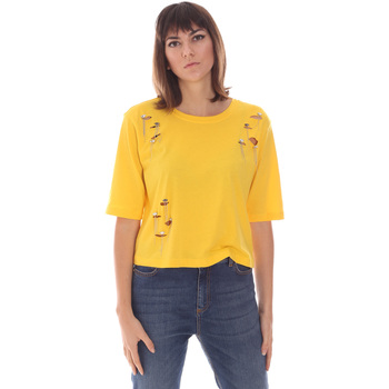 Abbigliamento Donna T-shirt & Polo Jijil JPI20TS389 Giallo