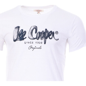 Abbigliamento Uomo T-shirt maniche corte Lee Cooper LEE-008971 Bianco