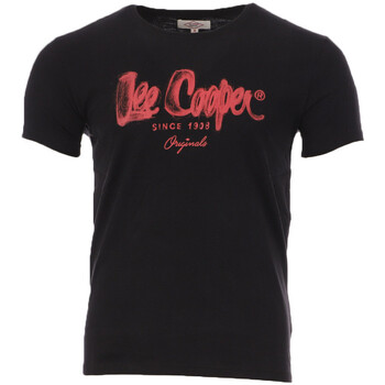 Abbigliamento Uomo T-shirt maniche corte Lee Cooper LEE-008971 Nero