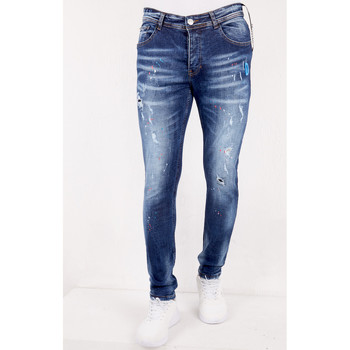 Abbigliamento Uomo Jeans slim True Rise 128077428 Blu