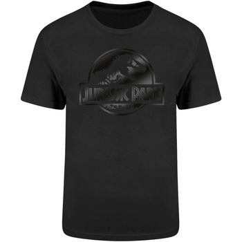 Abbigliamento T-shirts a maniche lunghe Jurassic Park HE600 Nero