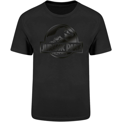 Abbigliamento T-shirts a maniche lunghe Jurassic Park HE600 Nero