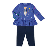 Abbigliamento Bambina Completo Polo Ralph Lauren LONI Multicolore