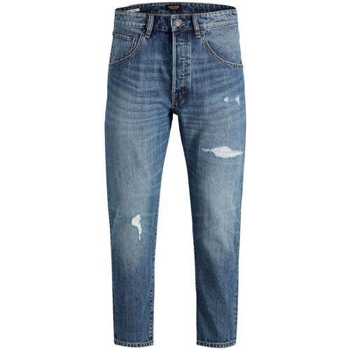 Abbigliamento Uomo Jeans Jack & Jones 12195512195508 BILL JOGGER38 FRANK-BLUE DENIM Blu