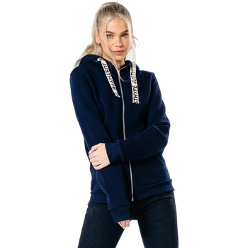Abbigliamento Donna Giacche sportive Justhype Ltd Drawstring Zip Hoodie Blu