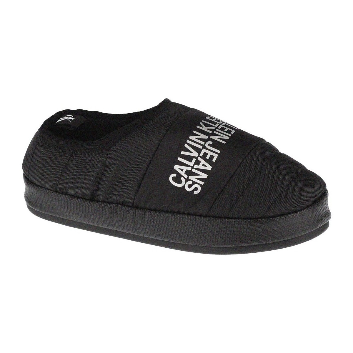 Scarpe Donna Pantofole Calvin Klein Jeans Home Shoe Slipper W Warm Lining Nero