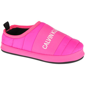 Scarpe Donna Pantofole Calvin Klein Jeans Home Shoe Slipper Rosa