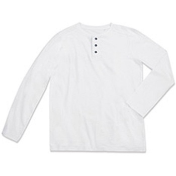 Abbigliamento Uomo T-shirts a maniche lunghe Stedman Stars  Bianco