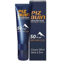 Bellezza Protezione solari Piz Buin Mountain Spf50+ Suncream + Lipstick 20 + 2.3 Ml 