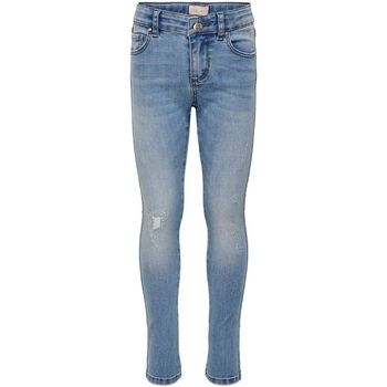 Abbigliamento Bambina Jeans Only 15253097 RACHEL-LIGHT MEDIUM DENIM Blu