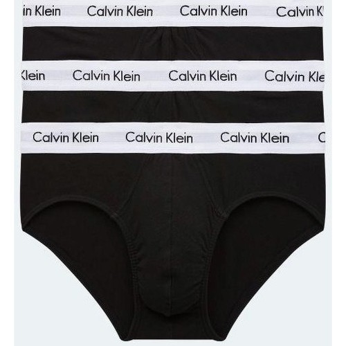 Biancheria Intima Uomo Mutande uomo Calvin Klein Jeans 0000U2661G 3P HIP BRIEF Nero