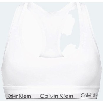Abbigliamento Donna Reggiseno sportivo Calvin Klein Jeans 0000F3785E BRALETTE Bianco