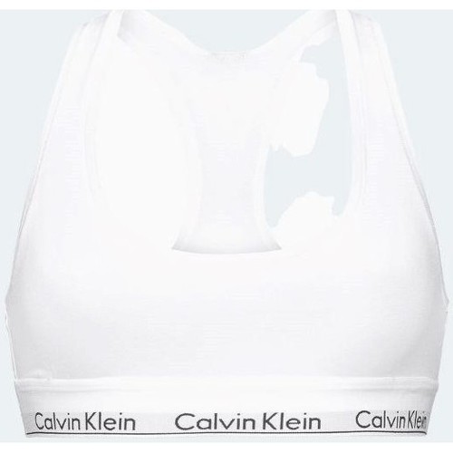 Calvin Klein Jeans 0000F3785E BRALETTE Bianco - Abbigliamento Reggiseno  sportivo Donna 39,95 €