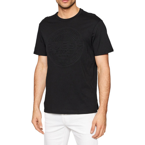 Abbigliamento Uomo T-shirt maniche corte Guess M1RI25-KAQD1 Nero