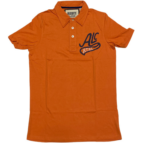 Abbigliamento Uomo Polo maniche corte Alcott ATRMPN-31450 Arancio