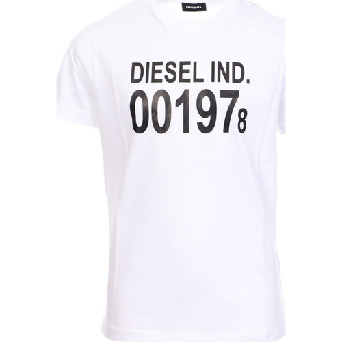 Abbigliamento Bambino T-shirt & Polo Diesel 00J4YB-00YI9 Bianco