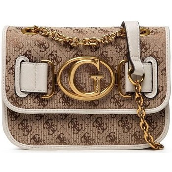 Borse Donna Tracolle Guess AILEEN CROSSBODY FLAP Beige