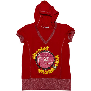 Abbigliamento Bambina T-shirt maniche corte Monella Vagabonda ATRMPN-31518 Rosso