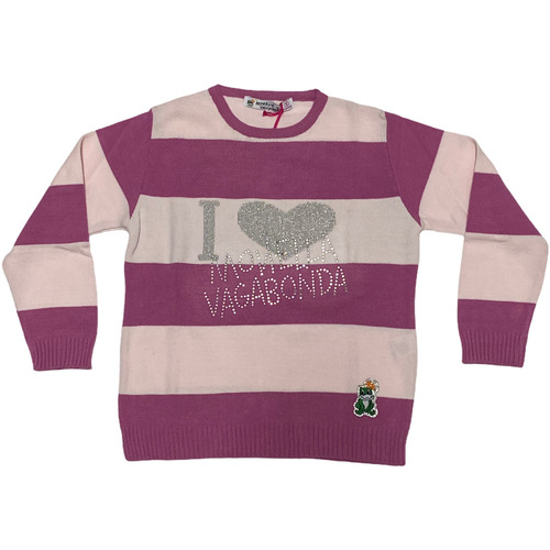 Abbigliamento Bambina Felpe Monella Vagabonda ATRMPN-31522 Rosa