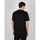 Abbigliamento Uomo T-shirt maniche corte Les Hommes LKT152 703 | Oversized Fit Mercerized Cotton T-Shirt Nero