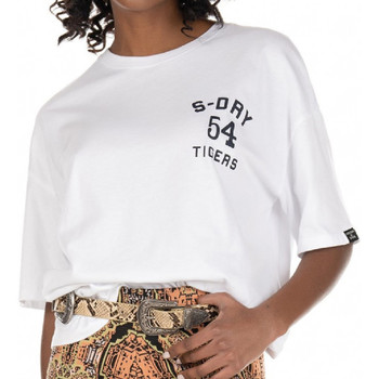 Abbigliamento Donna T-shirt & Polo Superdry W1010468A Bianco