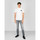 Abbigliamento Uomo Polo maniche corte Les Hommes LKT500 731U | Slim Fit Pique Polo with Metal Logo Bianco