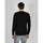 Abbigliamento Uomo Maglioni Les Hommes LKK103-606U | Fit Jumper In Fine Gage Pocket With Zip Nero