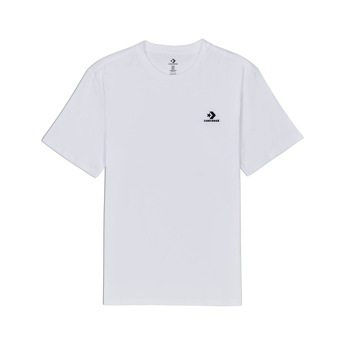 Abbigliamento Uomo T-shirt maniche corte Converse Embroidered Star Chevron Bianco