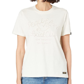 Abbigliamento Donna T-shirt & Polo Superdry W6010969A Bianco