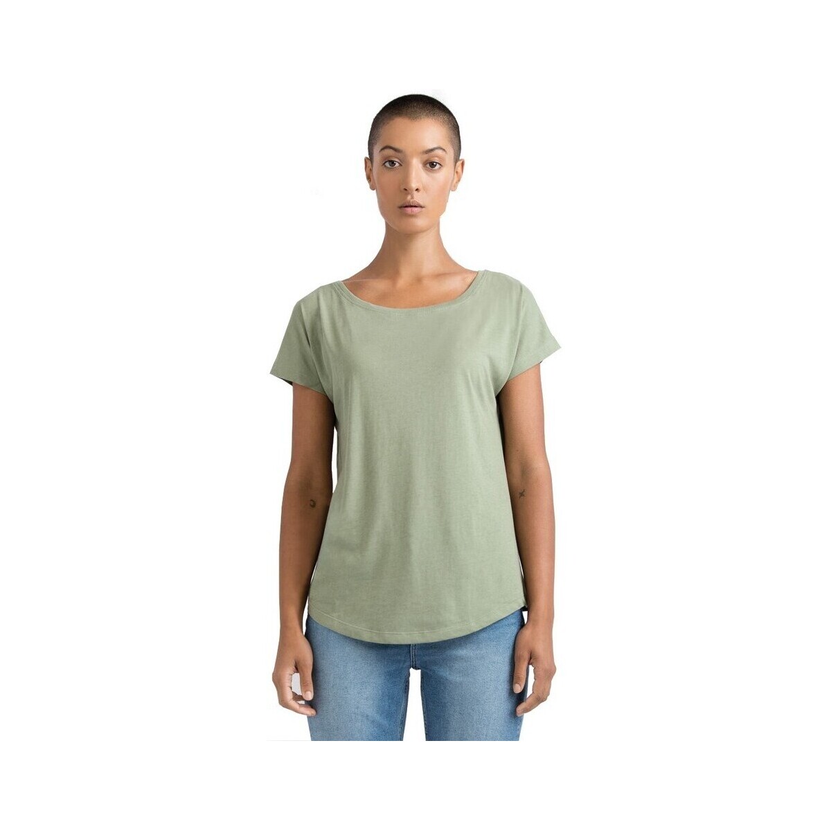 Abbigliamento Donna T-shirt maniche corte Mantis M91 Verde