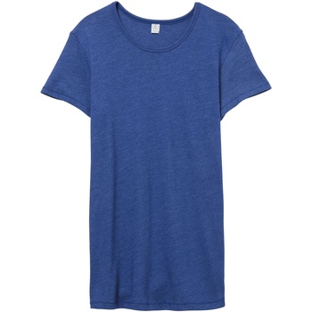 Abbigliamento Donna T-shirts a maniche lunghe Alternative Apparel AT006 Blu