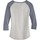 Abbigliamento Donna T-shirts a maniche lunghe Alternative Apparel Outfield 50/50 Multicolore