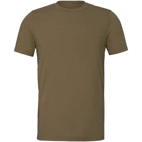 Abbigliamento T-shirts a maniche lunghe Bella + Canvas CV011 Verde