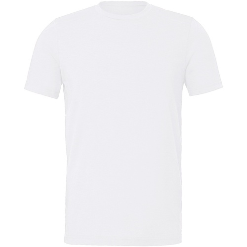 Abbigliamento T-shirts a maniche lunghe Bella + Canvas CV011 Bianco