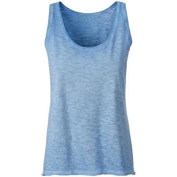 Abbigliamento Donna Top / T-shirt senza maniche James And Nicholson  Blu
