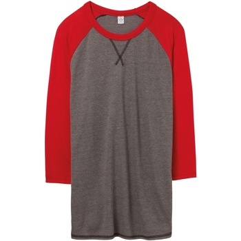 Abbigliamento Uomo T-shirts a maniche lunghe Alternative Apparel AT007 Rosso