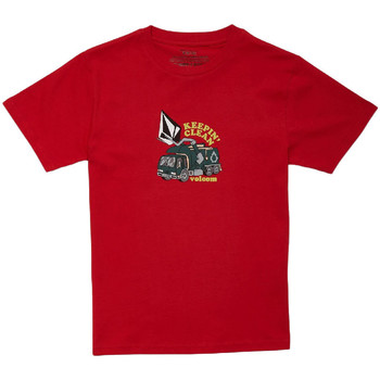 Abbigliamento Bambino T-shirt maniche corte Volcom C3532112 Rosso