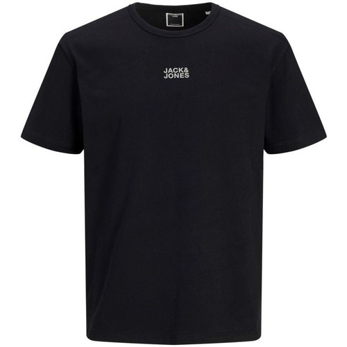 Abbigliamento Bambino T-shirt & Polo Jack & Jones 12195179 CLASSIC TEE-BLACK Nero