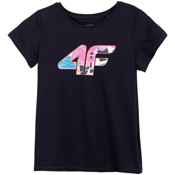 Abbigliamento Bambina T-shirt maniche corte 4F JTSD015A Nero