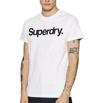 Abbigliamento Uomo T-shirt maniche corte Superdry Classic logo Bianco