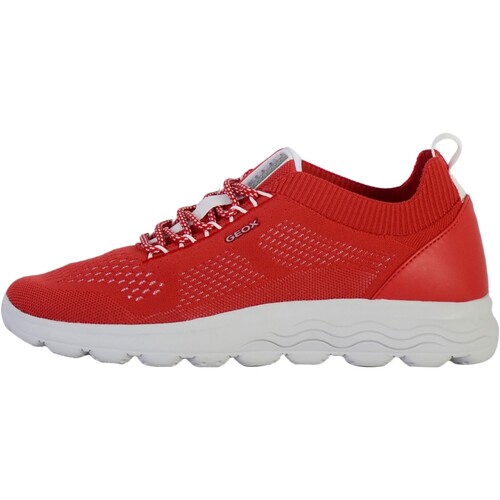 Scarpe Donna Sneakers basse Geox 178926 Rosso
