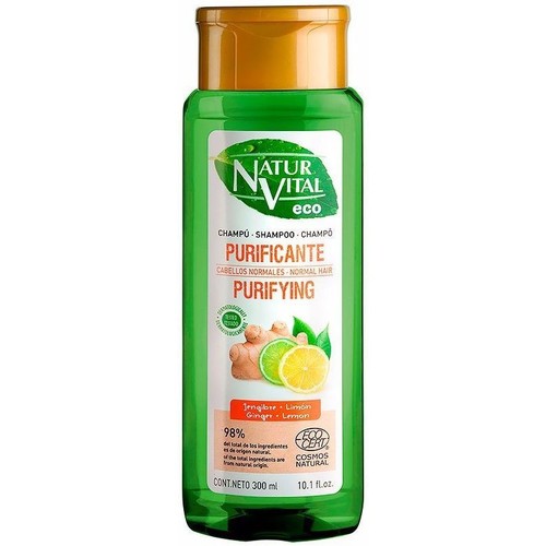 Bellezza Shampoo Natur Vital Eco Purificante Jengibre Y Limón Champú 