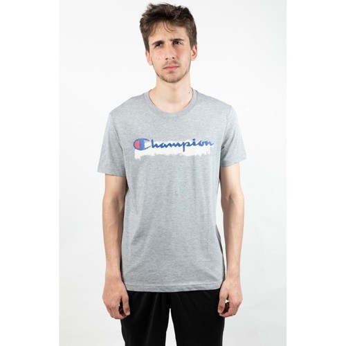 Abbigliamento Uomo T-shirt maniche corte Champion T-Shirt Uomo Indigo Blu